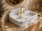 Calacatta Gold Marble Sink