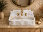 Calacatta Gold Marble Sink
