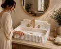 Calacatta Gold Marble Sink