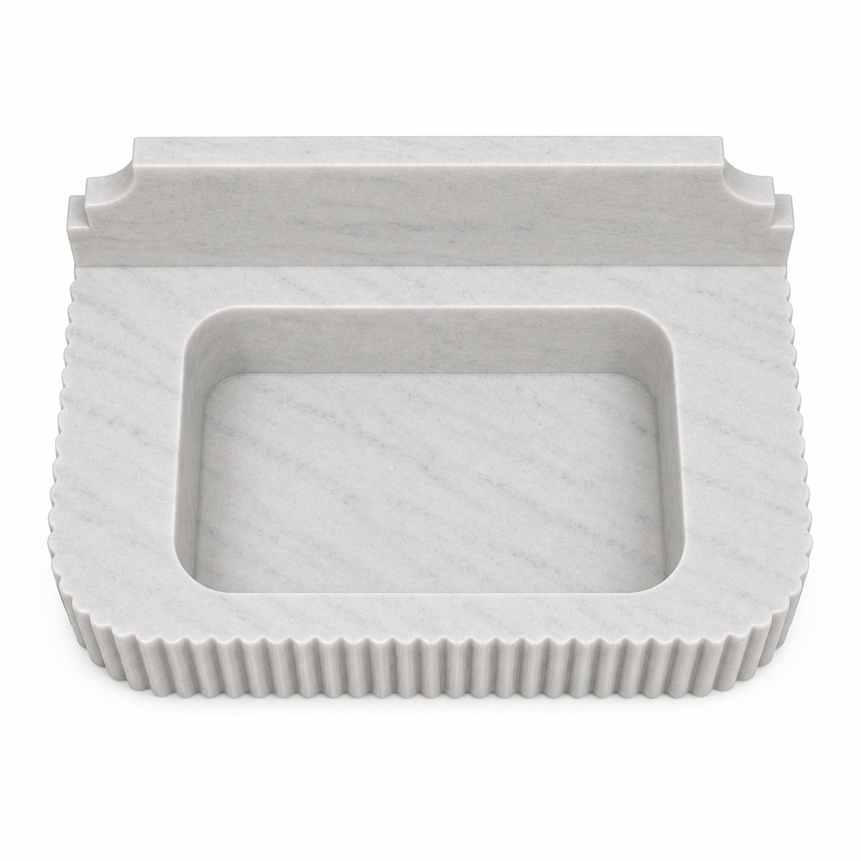 Carrara White Marble Sink