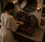 Lavante Rosso Marble Sink