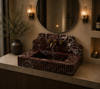 Lavante Rosso Marble Sink