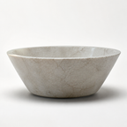Beige Marble Compact Vessel Sink