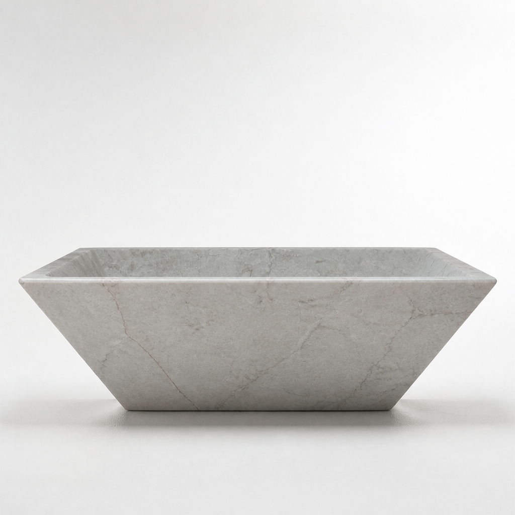 Beige Marble Vessel Sink