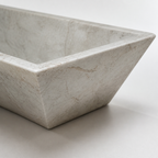 Beige Marble Vessel Sink