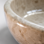 Beige Marble Standard Vessel Sink