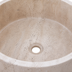 Beige Travertine Vessel Sink