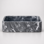 Black Marble Generous Vessel Sink