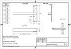 Floating Vanity Bracket — For Stone Sinks