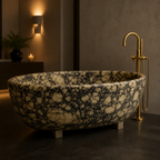 Calacatta Marble Freestanding Bathtub