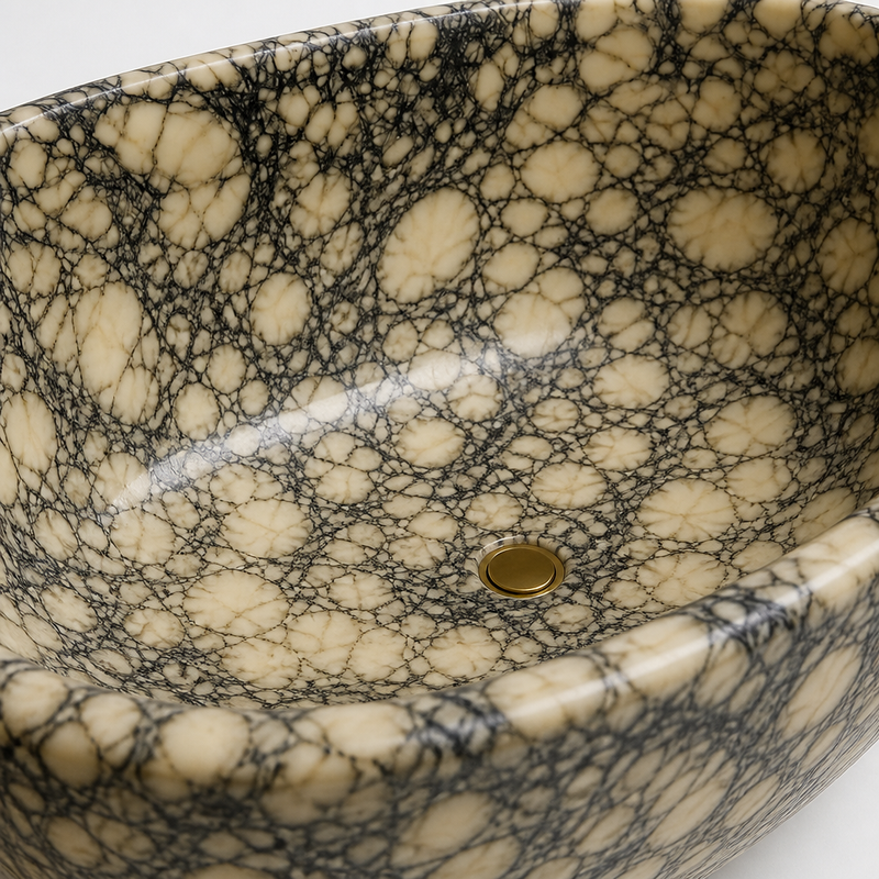 Calacatta Marble Freestanding Bathtub — detail 3