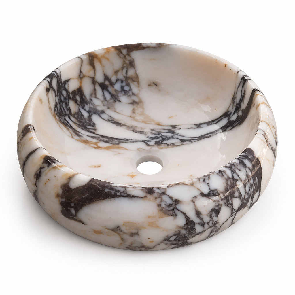 Calacatta Viola Marble Compact Vessel Sink