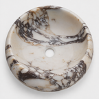 Calacatta Viola Marble Compact Vessel Sink