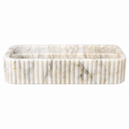 Calacatta Viola Marble Mid-Size Vessel Sink