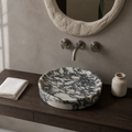 Calacatta Viola Marble Petite Vessel Sink