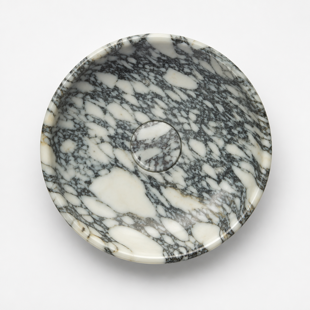 Calacatta Viola Marble Petite Vessel Sink