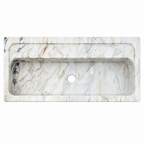 Calacatta Viola Marble Generous Vessel Sink