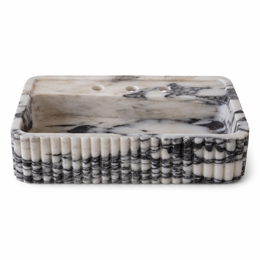 Calacatta Viola Marble Standard Vessel Sink