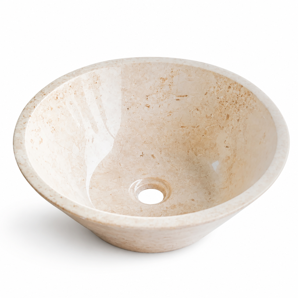 Cappuccino Marble Vessel Sink