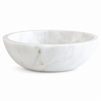 Carrara Marble Rectangular Vessel Sink