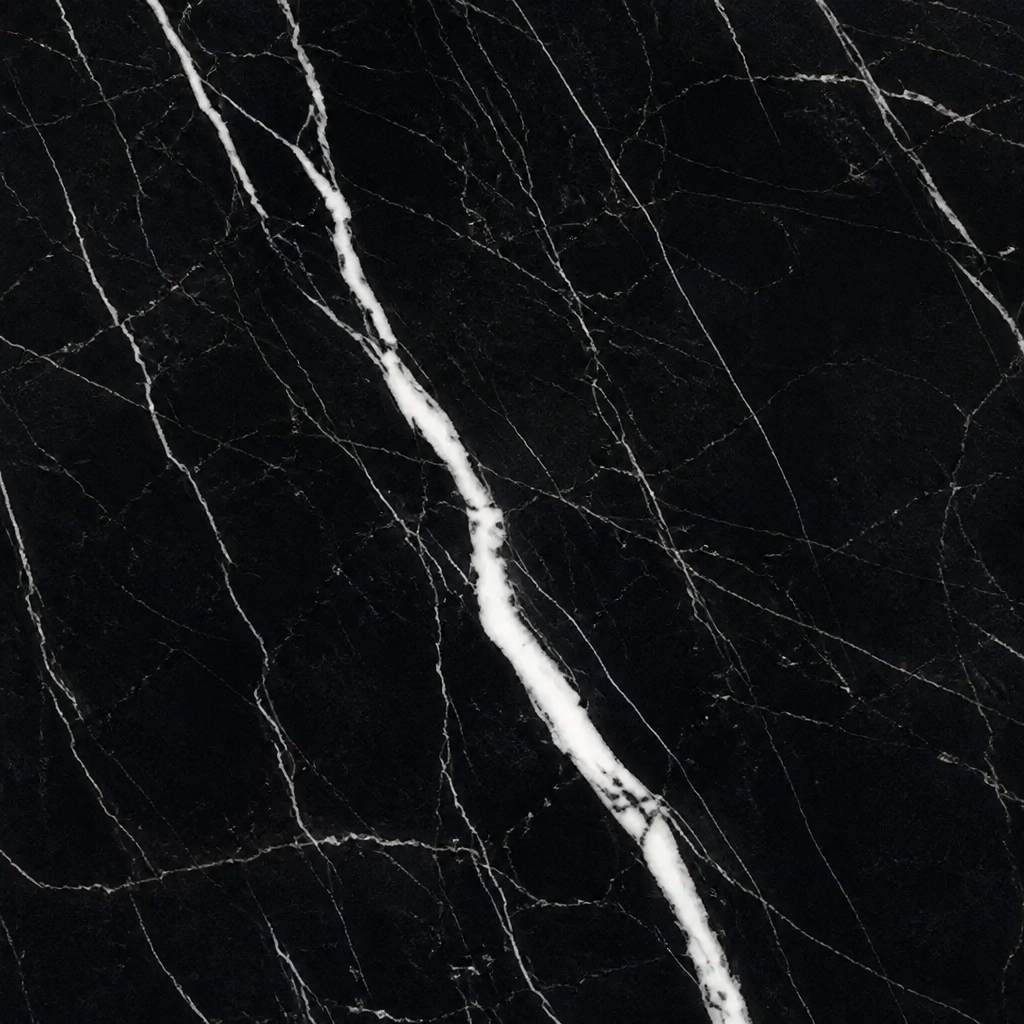 Geometric Black Marble Vessel Sink