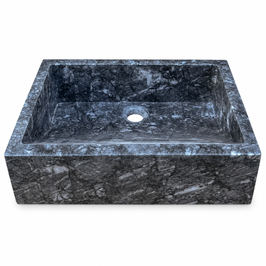 Gray Marble Classic Vessel Sink