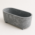 Gray Marble Freestanding Bathtub
