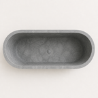 Gray Marble Freestanding Bathtub