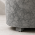 Gray Marble Freestanding Bathtub