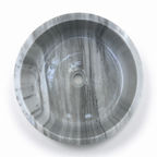 Gray Marble Refined Vessel Sink