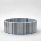Gray Marble Refined Vessel Sink