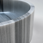 Gray Marble Refined Vessel Sink