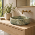 Green Marble Vessel Sink