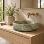 Green Marble Vessel Sink
