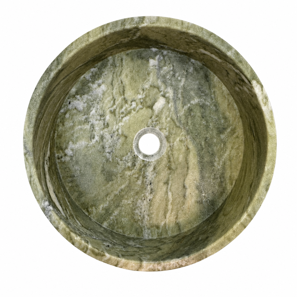 Green Marble Vessel Sink