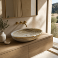 Honey Onyx Generous Vessel Sink