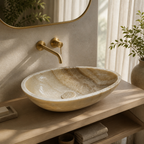 Honey Onyx Generous Vessel Sink