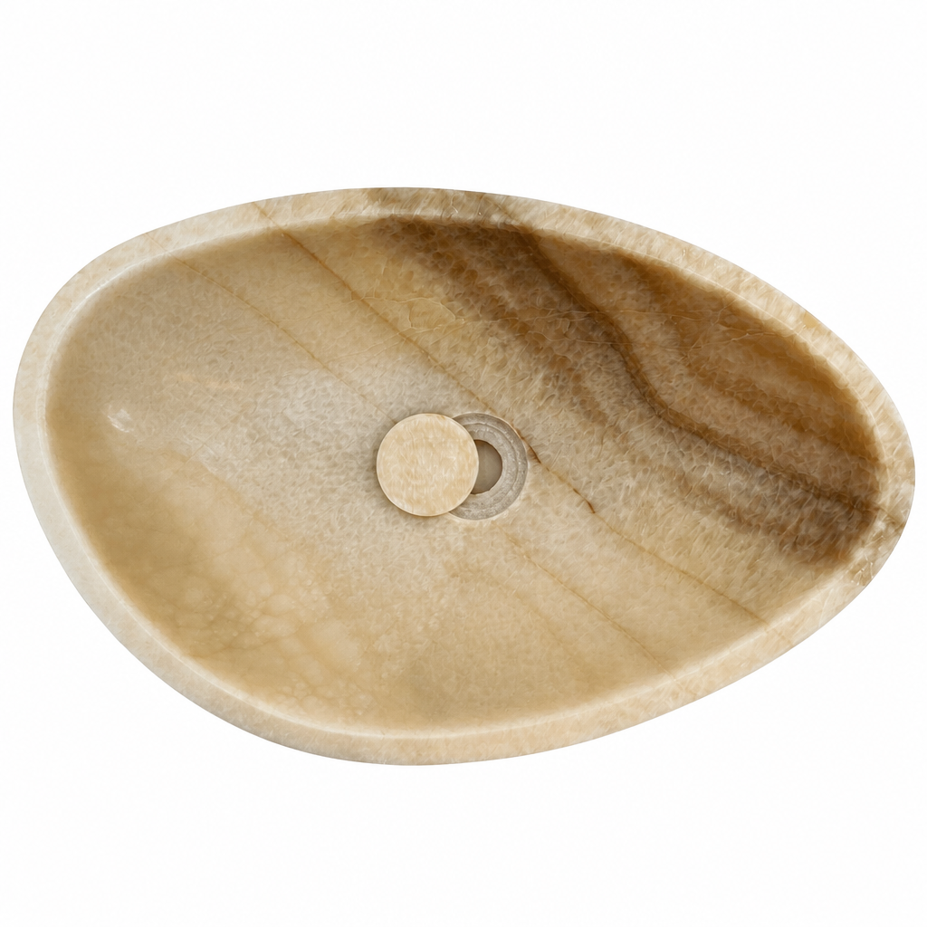Honey Onyx Generous Vessel Sink