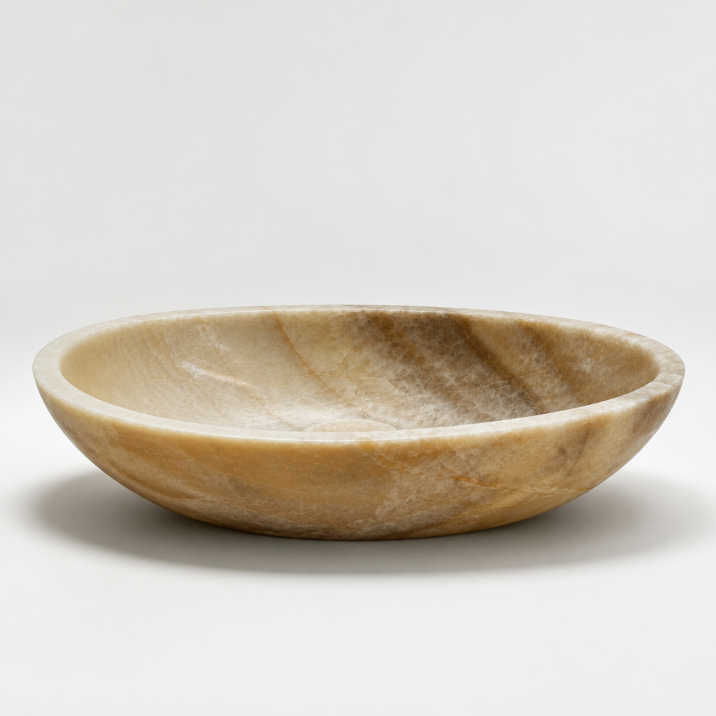 Honey Onyx Generous Vessel Sink