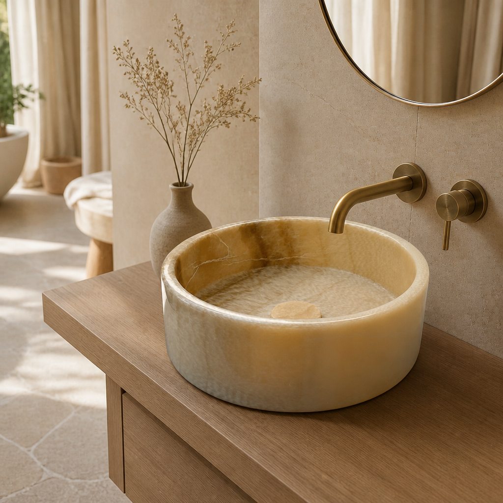 Onyx Marble Substantial Vessel Sink