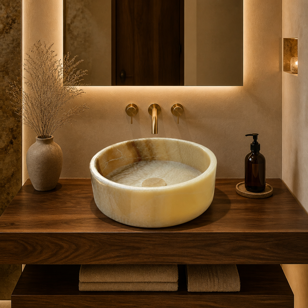Onyx Marble Substantial Vessel Sink