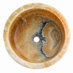 Honey Onyx Vessel Sink