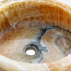 Honey Onyx Vessel Sink