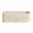 Ivory Marble Large Vessel Sink