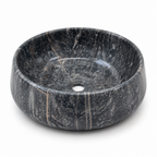 Blue Marble Vessel Sink