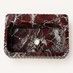 Lavante Rosso Red Marble Vessel Sink