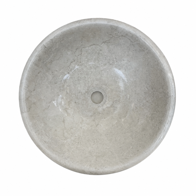 Beige Marble Mid-Size Vessel Sink — detail 6