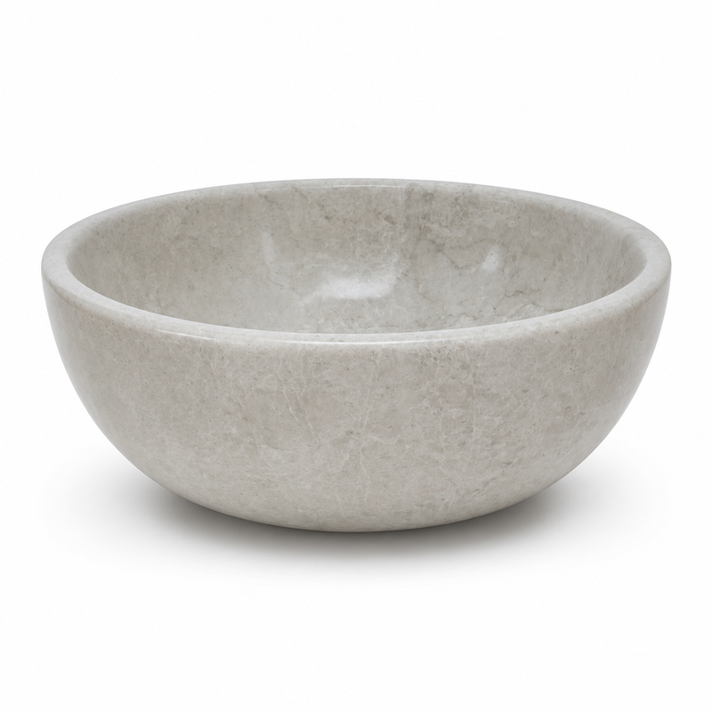 Beige Marble Mid-Size Vessel Sink — detail 5