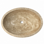 Mocha Travertine Vessel Sink