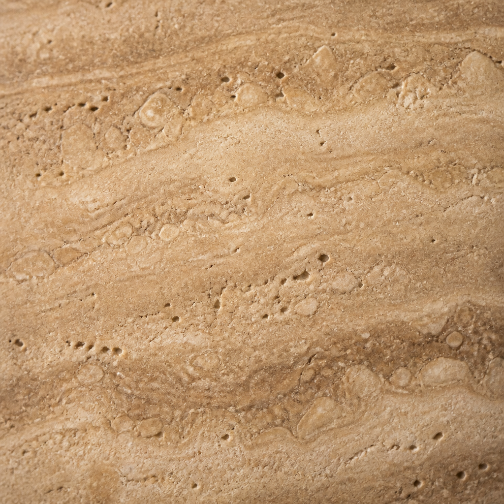 Light Travertine Vessel Sink